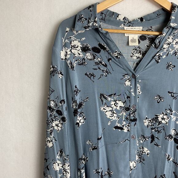 For The Republic Womens Floral Tunic Festival Boho Chic XL - Picture 3 of 9